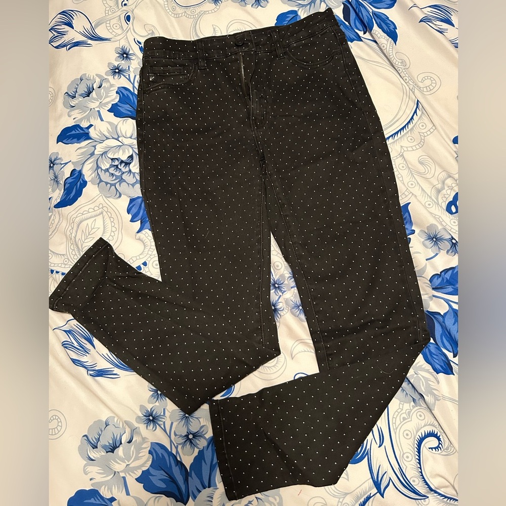 KanCan Polka dot jeans sz 28 EUC